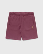 Carhartt Wip Chase Sweat Short Red - Mens - Sport & Team Shorts
