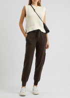 Crush Cashmere Beatles Cashmere Sweatpants Chocolate