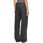 KHAITE Gray August Trousers