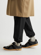 Maison Margiela - Replica Leather and Suede Sneakers - Black