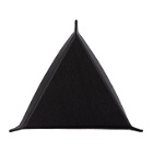 Smythson Black Large Triangle Panama Trinket Tray