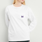 Needles Women's Long Sleeve Pocket T-Shirt in White