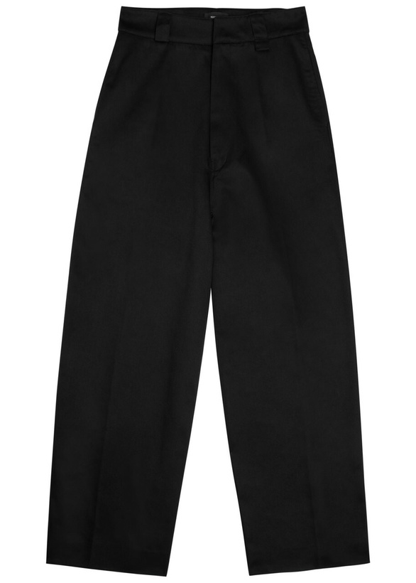 Photo: Willy Chavarria Cholo Canvas Chino Trousers Black