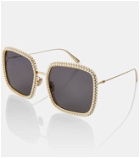 Dior Eyewear MissDior S2U embellished square sunglasses