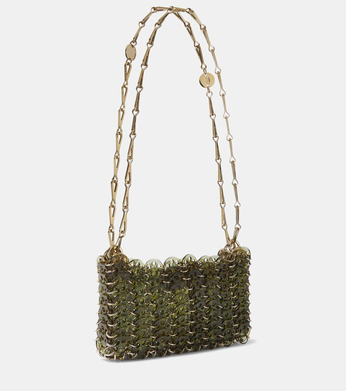 Rabanne Mini resin shoulder bag