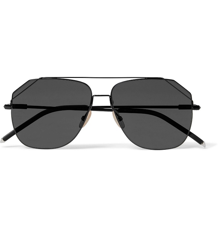 Photo: Fendi - Aviator-Style Metal Sunglasses - Black