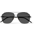 Fendi - Aviator-Style Metal Sunglasses - Black