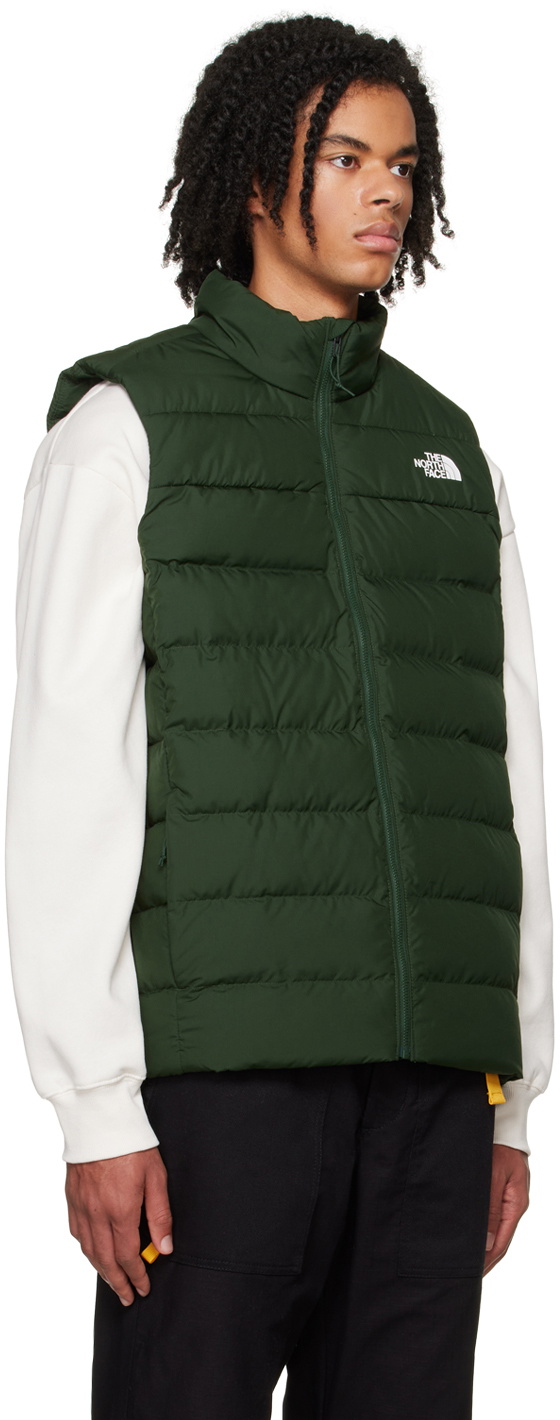 The North Face Green Aconcagua 3 Down Vest The North Face