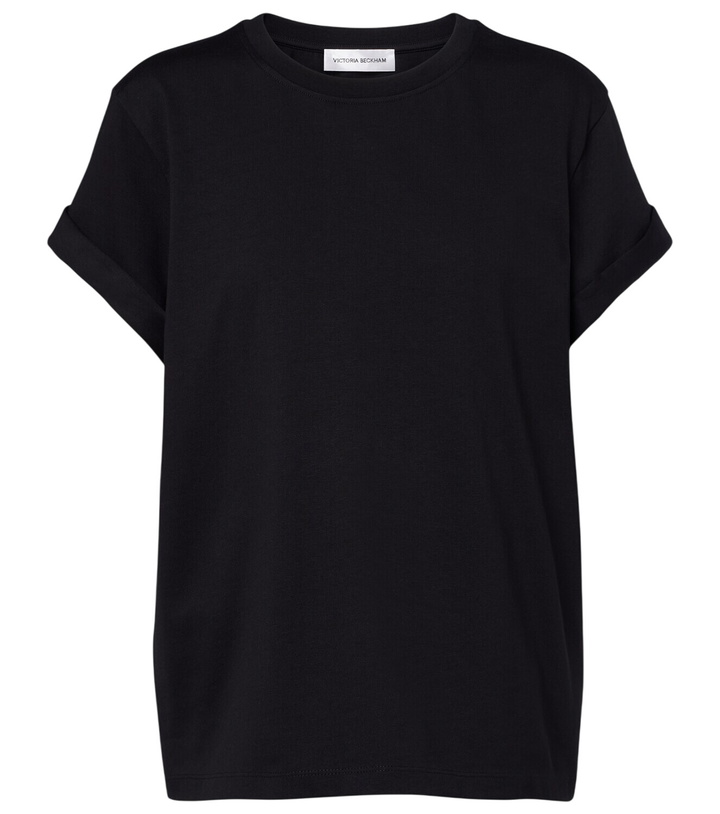Photo: Victoria Beckham Tilly cotton jersey T-shirt