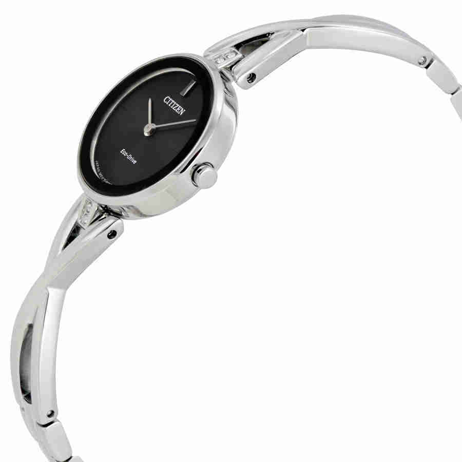Citizen Silhouette Black Dial Ladies Watch EX1420-50E
