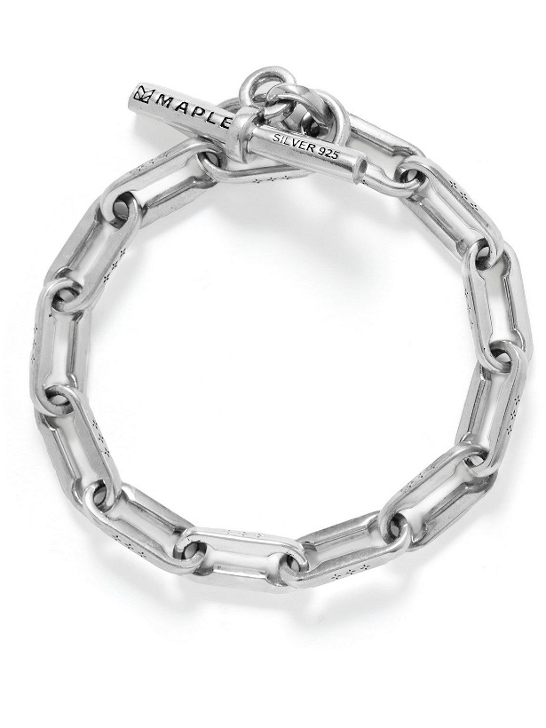 Photo: MAPLE - Silver Chain Bracelet - Silver