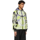 Valentino White World Arazzo Print Windbreaker Jacket