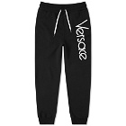 Versace 80s Logo Embroidered Sweat Pant