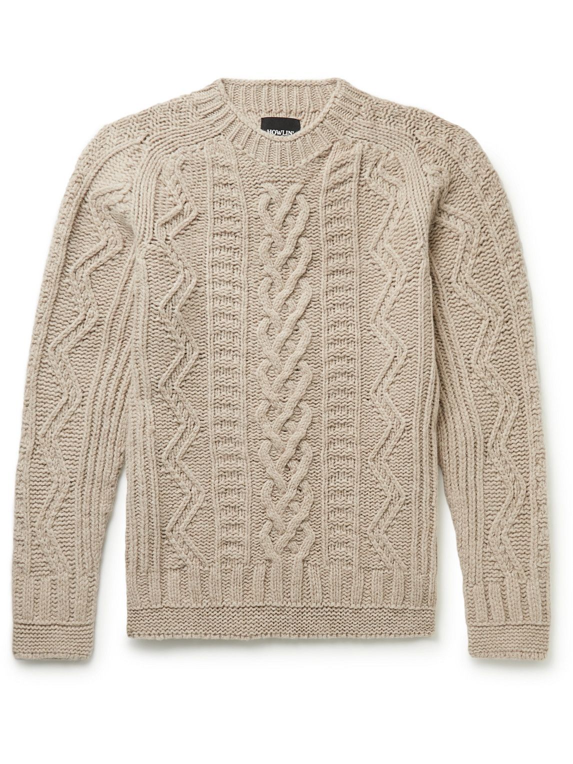 Slim fit cable knit on sale sweater