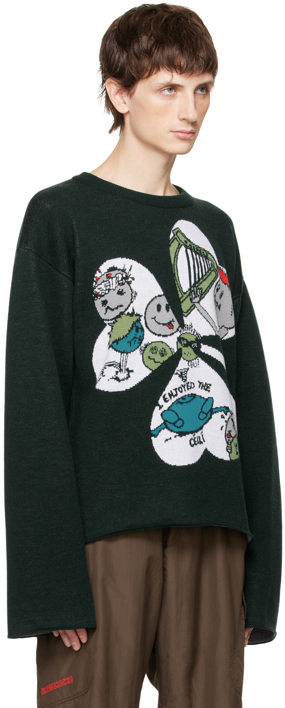 Robyn Lynch Green Boxy Sweater