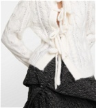 Cecilie Bahnsen - Isadora mohair and wool cardigan