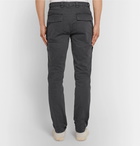 Brunello Cucinelli - Stretch-Cotton Cargo Trousers - Men - Gray