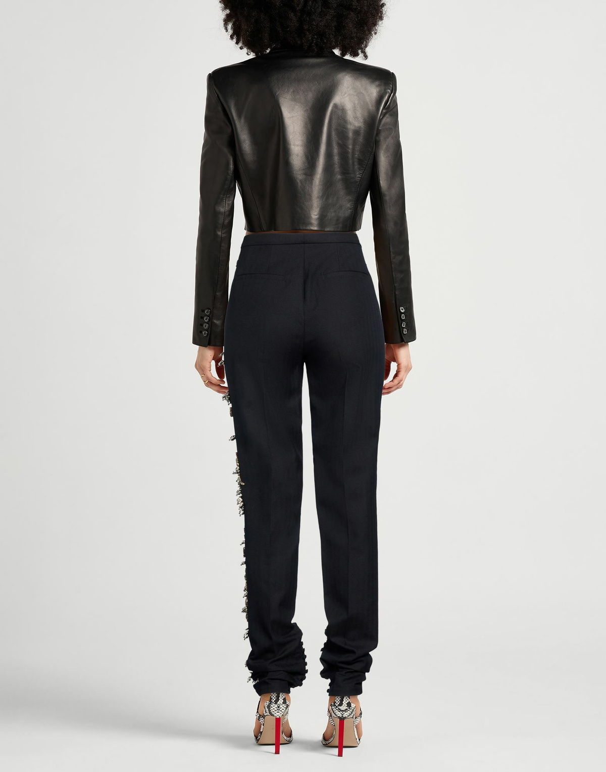 Dries Van Noten Womens Pants in Midnight blue