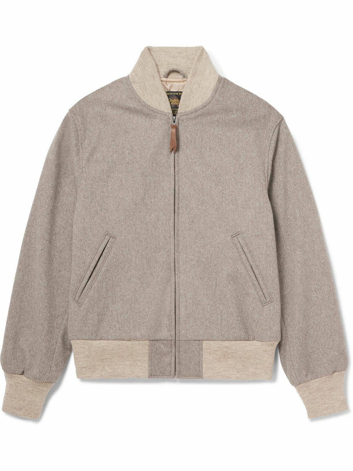 Golden Bear - The Jackson Wool Bomber Jacket - Neutrals