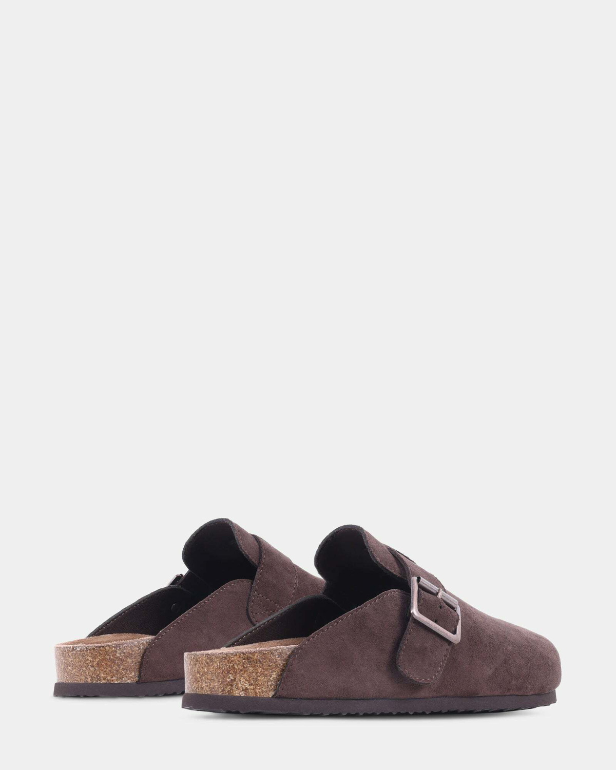 Steve Madden Clog Sandals in Brown Fabric