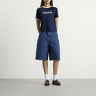 Adidas Women's Mesh T-Shirt in Night Indigo/Warm Vanilla