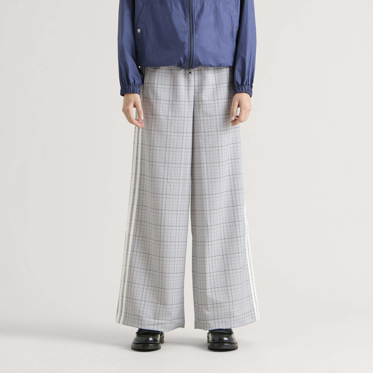 Adidas Women's Check Track Pant in Grey