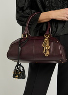 Chloe Paddington Leather bag Charm - Black - One Size