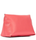 Alexander McQueen Four Ring leather clutch