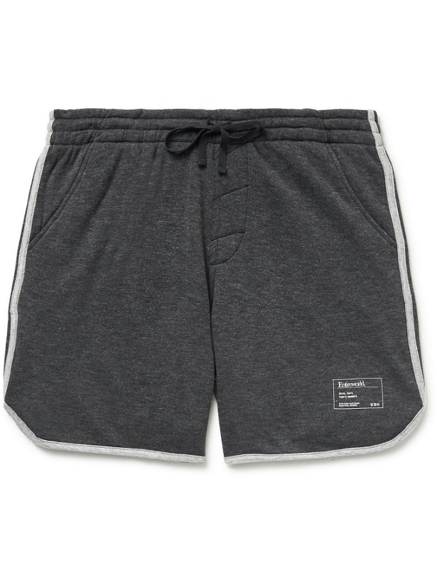 Photo: Entireworld - Cotton-Blend Jersey Drawstring Shorts - Gray