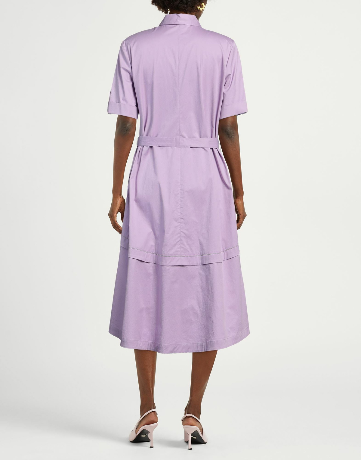 Peserico Womens Midi dress Lilac
