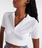 Alaïa Cropped polo shirt