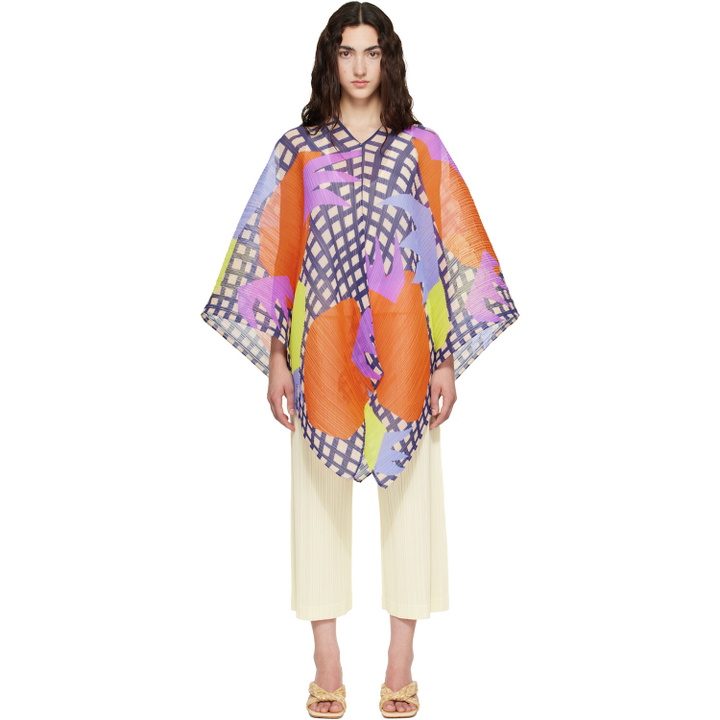 Photo: PLEATS PLEASE ISSEY MIYAKE Multicolor Madame-T Scarf