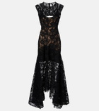 Costarellos Janica silk lace gown