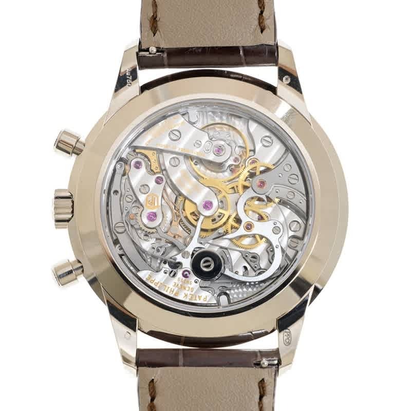 Patek Philippe Complications Salmon Opaline Dial Chronograph Hand Wind Mens Watch 5172G-010