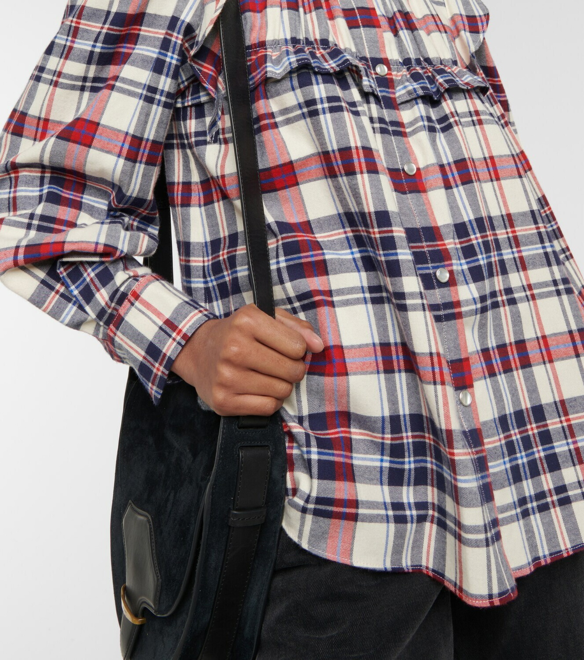 美品 匿名配送 ISABEL MARANT ETOILE チェック柄 コットン 美品 匿名配送 ISABEL MARANT ETOILE チェック柄 コットン