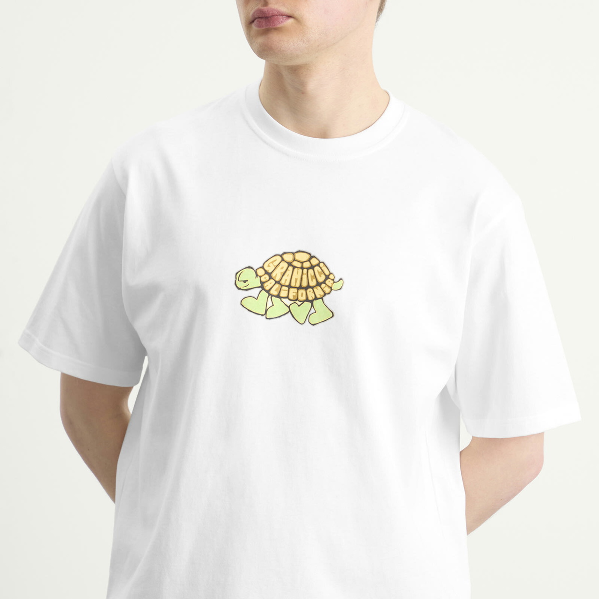 Gramicci Men's Turtle T-Shirt in White