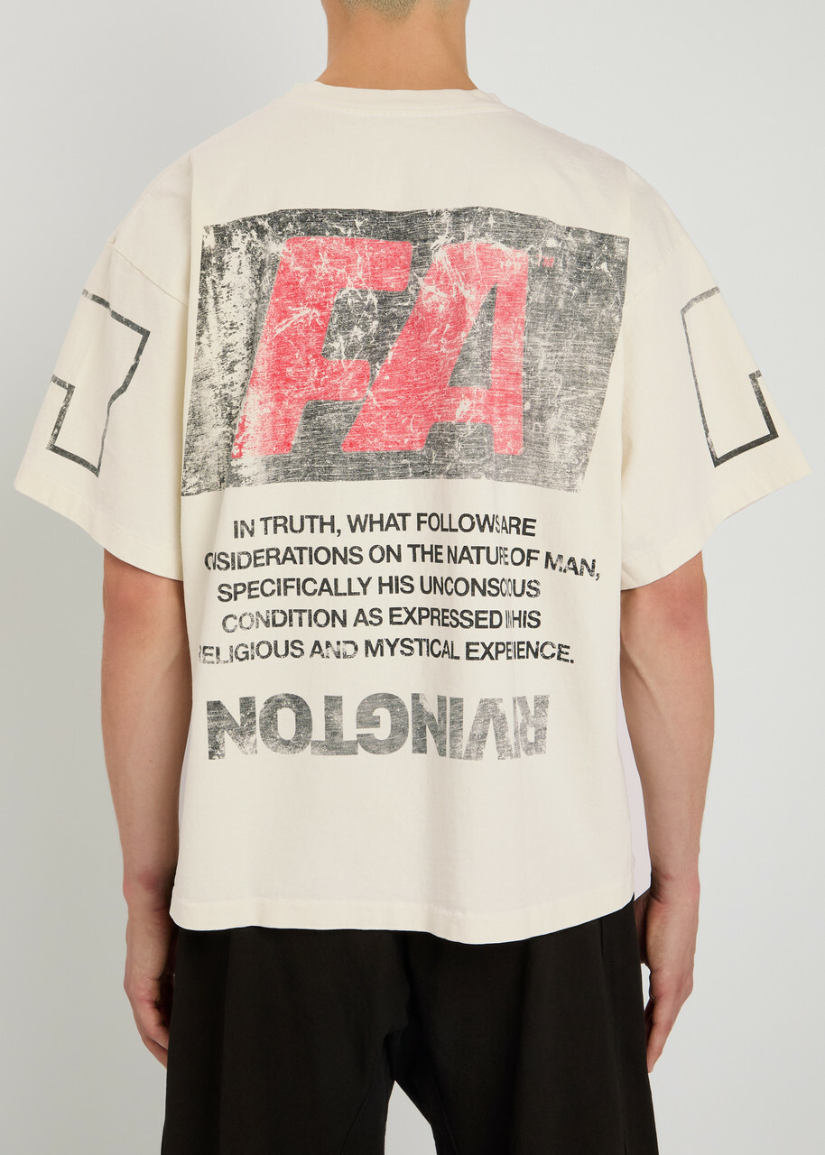 ★送料・関税込み★【RIVINGTON roi Rebis】コットンTシャツ Rivington Roi Rebis Nature Of Man Printed Cotton T-shirt