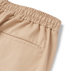 De Bonne Facture - Cotton-Twill Drawstring Trousers - Neutrals