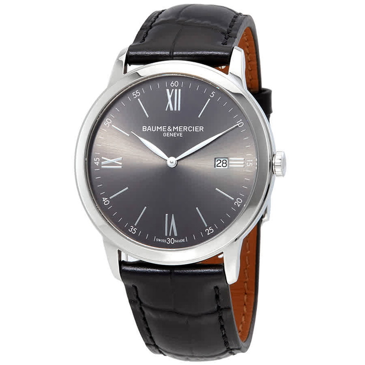 Photo: Baume et Mercier Classima Slate Gray Dial 42mm Mens Watch 10416