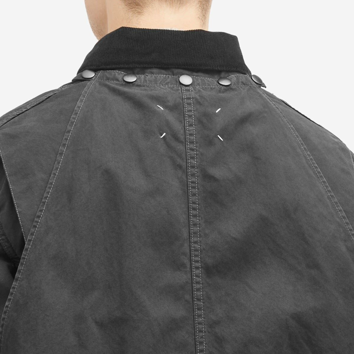 Maison Margiela Men's Hunting Jacket in Black Maison Margiela