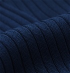 Charvet - Ribbed Cotton Socks - Blue