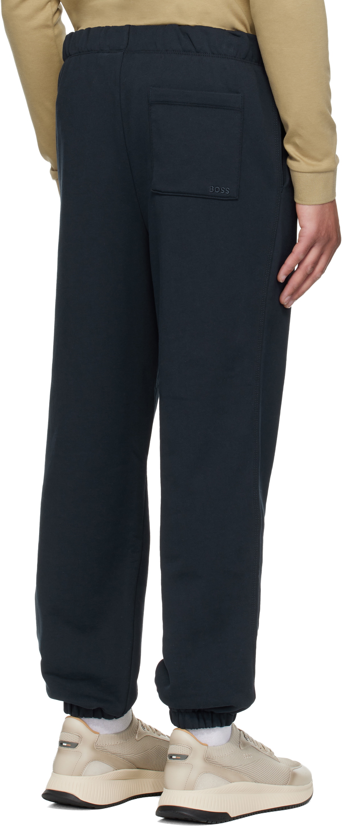 BOSS Navy Drawstring Sweatpants