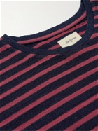 Bellerose - Ano Striped Cotton-Jersey T-Shirt - Red
