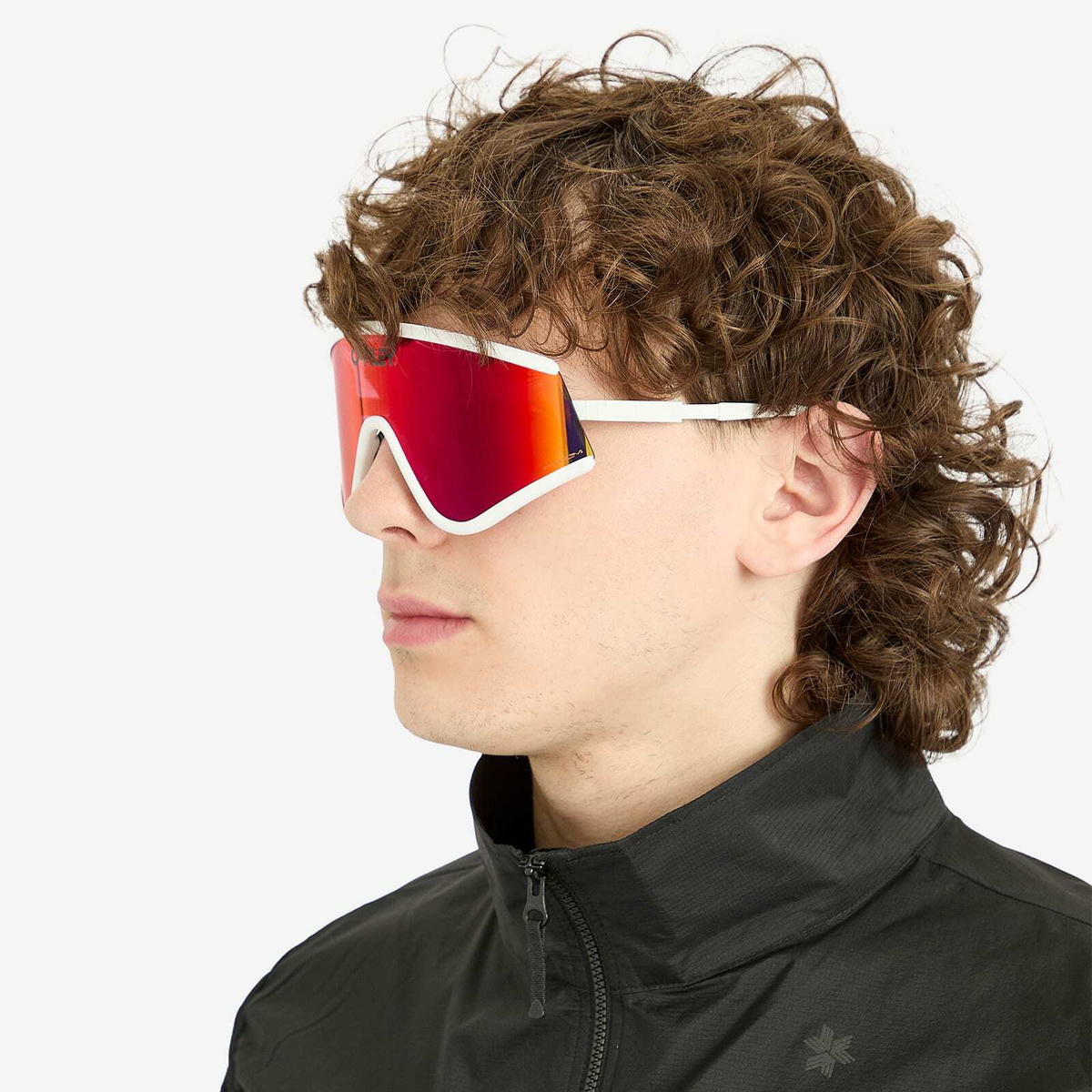 Oakley MUZM Eyeshade サングラス W PRIZM ROAD Oakley Men's MUZM Eyeshade in White/Prizm Road Oakley