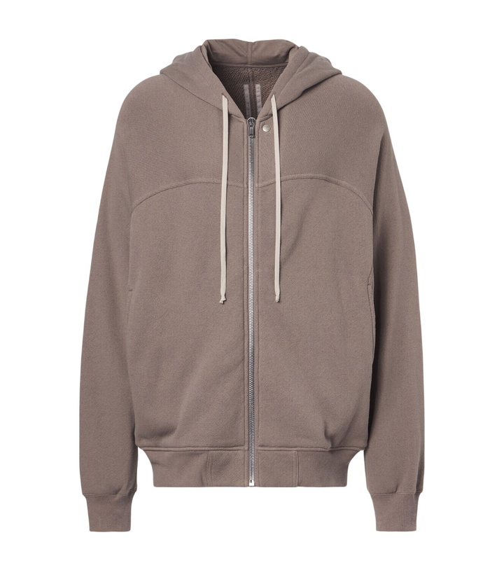 Photo: Rick Owens Cotton jersey hoodie