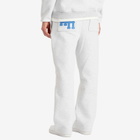 ANNIE HOOD Men's Straight College Joggers in Grey