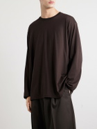 ssstein - Suvin Cotton-Jersey T-Shirt - Brown