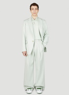 Lanvin - Relaxed Wide Leg Pants in Light Green