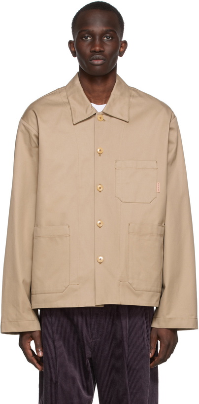 Photo: Acne Studios Beige Twill Jacket