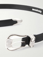 Monitaly - Leather Belt - Black